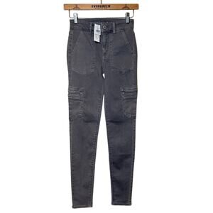 American Eagle Women’s Hi-Rise Jegging Ne(x)t Level Stretch Denim Gray Size 00 R